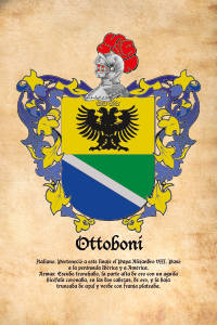 Escudo heráldico del apellido OTTOBONI