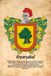Escudo heráldico del apellido OYARZABAL