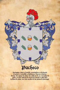 Escudo heráldico del apellido PACHECO