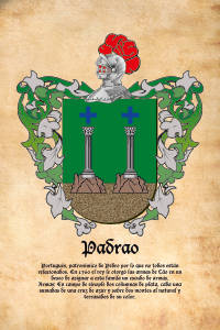 Escudo heráldico del apellido PADRAO