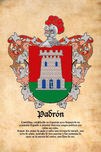 Escudo heráldico del apellido PADRON