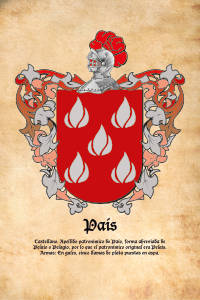Escudo heráldico del apellido PAIS