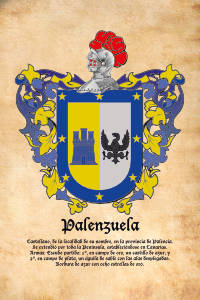 Escudo heráldico del apellido PALENZUELA