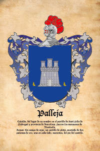 Escudo heráldico del apellido PALLEJA