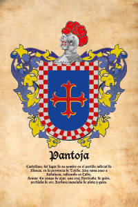 Escudo heráldico del apellido PANTOJA
