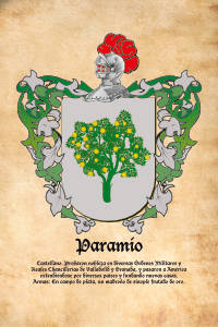Escudo heráldico del apellido PARAMIO