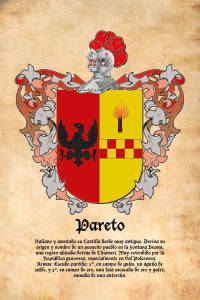 Escudo heráldico del apellido PARETO
