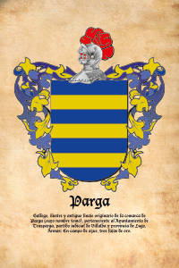 Escudo heráldico del apellido PARGA