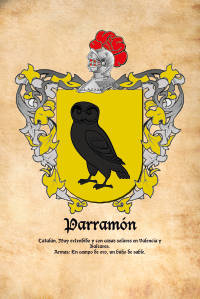 Escudo heráldico del apellido PARRAMON