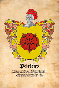 Escudo heráldico del apellido PELETEIRO