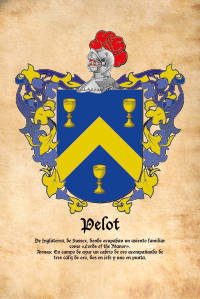 Escudo heráldico del apellido PELOT