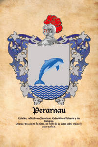 Escudo heráldico del apellido PERARNAU