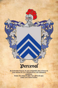 Escudo heráldico del apellido PERCEVAL
