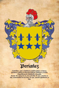Escudo heráldico del apellido PERIAÑEZ