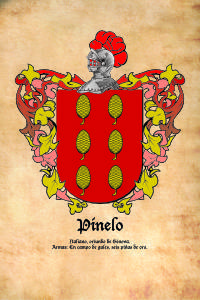 Escudo heráldico del apellido PINELO