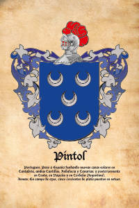 Escudo heráldico del apellido PINTOL