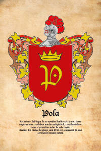 Escudo heráldico del apellido POLA
