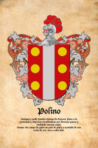 Escudo heráldico del apellido POLINO