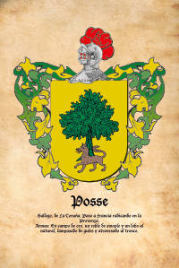 Escudo heráldico del apellido POSSE