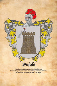Escudo heráldico del apellido PUJOLS