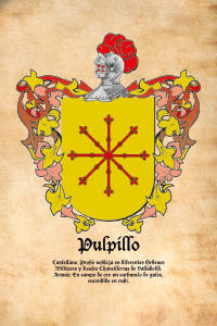 Escudo heráldico del apellido PULPILLO