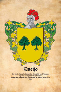 Escudo heráldico del apellido QUEIJO
