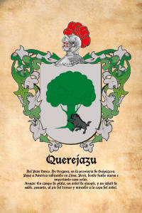 Escudo heráldico del apellido QUEREJAZU