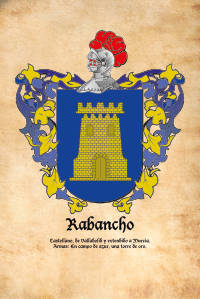 Escudo heráldico del apellido RABANCHO