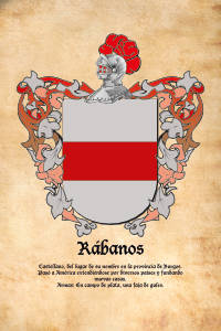 Escudo heráldico del apellido RABANOS