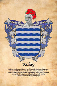 Escudo heráldico del apellido RAJOY
