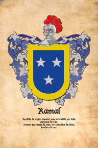 Escudo heráldico del apellido RAMAL