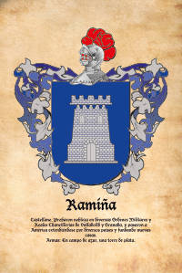 Escudo heráldico del apellido RAMIÑA