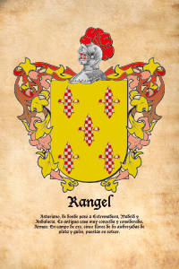 Escudo heráldico del apellido RANGEL