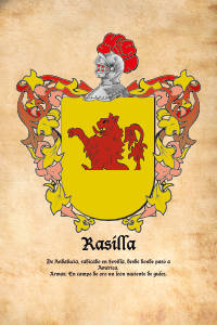 Escudo heráldico del apellido RASILLA