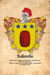 Escudo heráldico del apellido REBOREDO