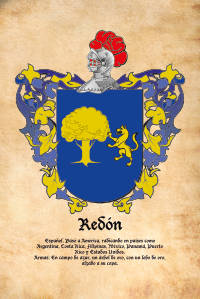 Escudo heráldico del apellido REDON