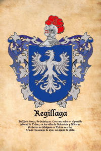 Escudo heráldico del apellido REGILLAGA