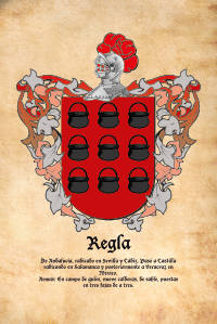 Escudo heráldico del apellido REGLA