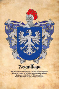 Escudo heráldico del apellido REGUILLAGA