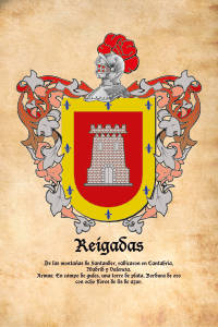 Escudo heráldico del apellido REIGADAS