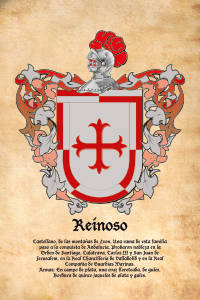 Escudo heráldico del apellido REINOSO