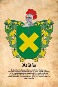 Escudo heráldico del apellido RELAÑO