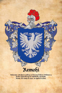 Escudo heráldico del apellido REMOHI