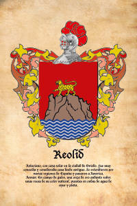 Escudo heráldico del apellido REOLID