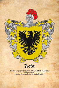 Escudo heráldico del apellido RETA