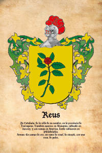 Escudo heráldico del apellido REUS