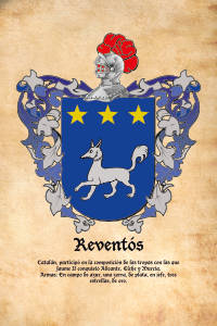Escudo heráldico del apellido REVENTOS