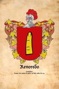 Escudo heráldico del apellido REVOREDO