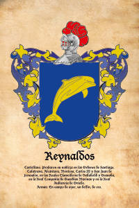 Escudo heráldico del apellido REYNALDOS