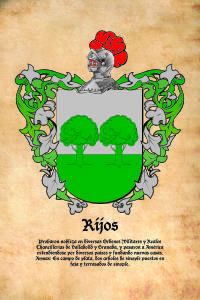 Escudo heráldico del apellido RIJOS
